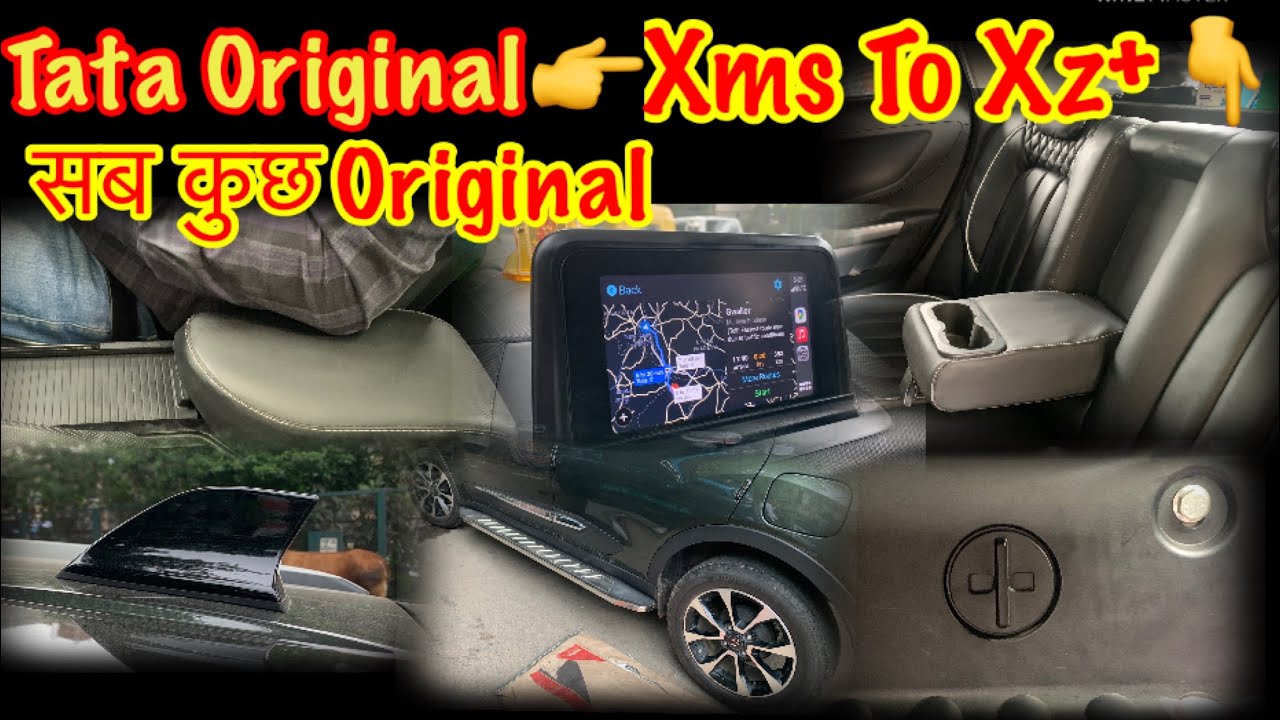 Tata Nexon XMS बन गयी XZ+|| Tata Original parts||Nexon modified Skycar