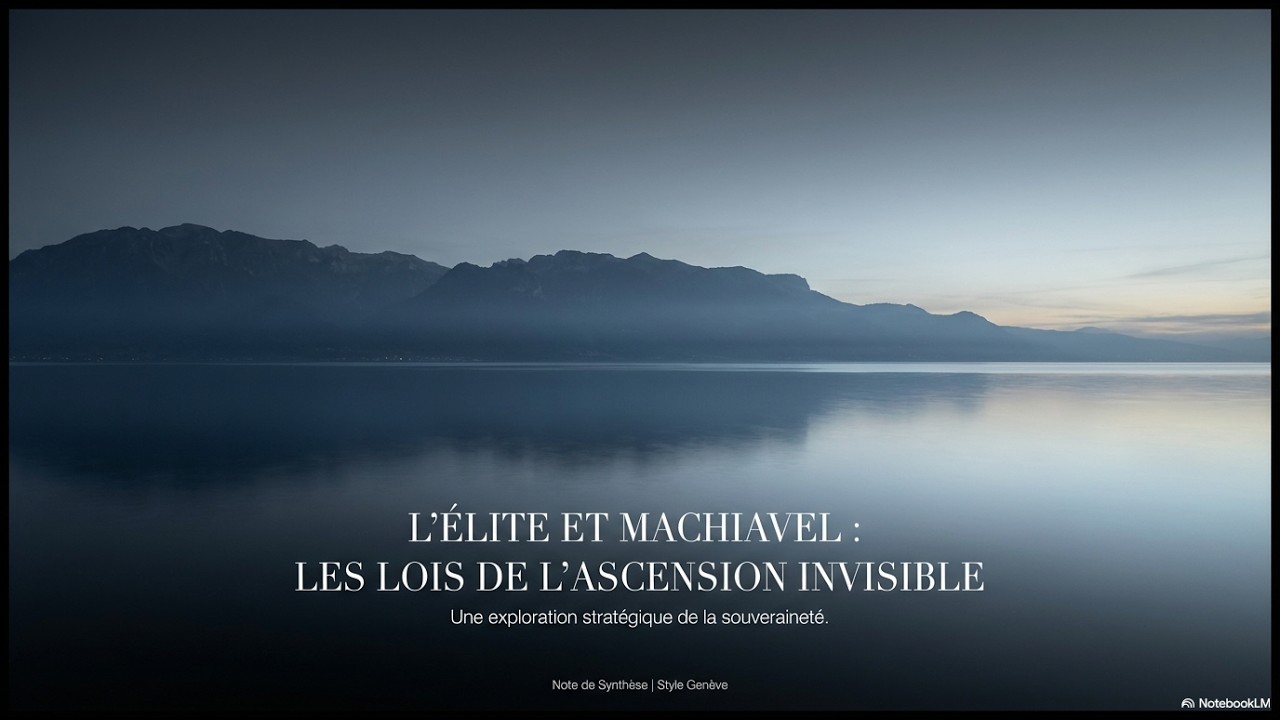 ♟️L'Élite et Machiavel : Les Lois de l'Ascension Invisible