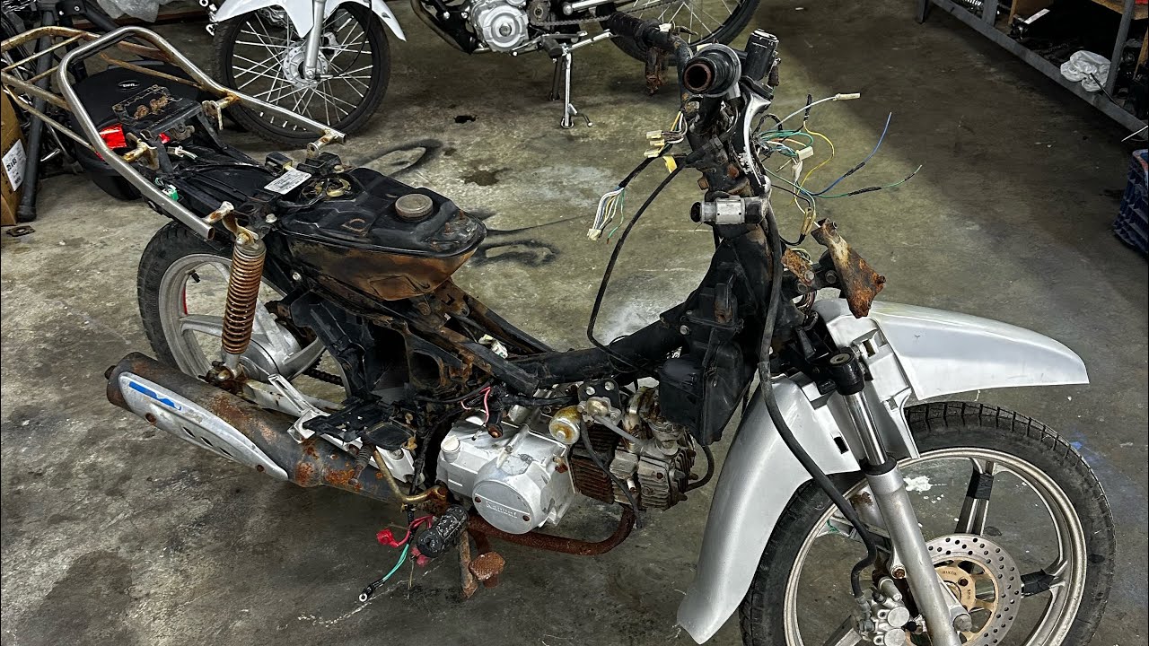 Cup motosiklet restorasyon #4          Cup motorcycle restoration #4