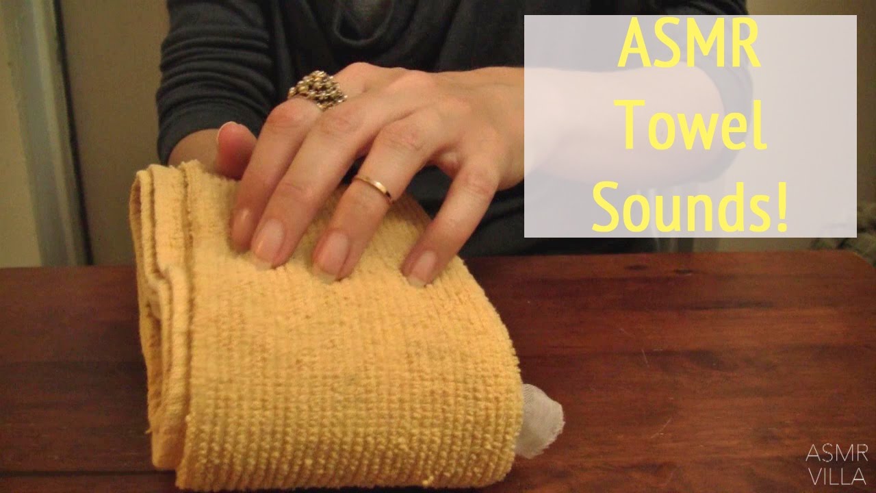 ASMR * Tapping & Scratching * Theme: Towel Sounds * Fast Tapping * No Talking * ASMRVilla