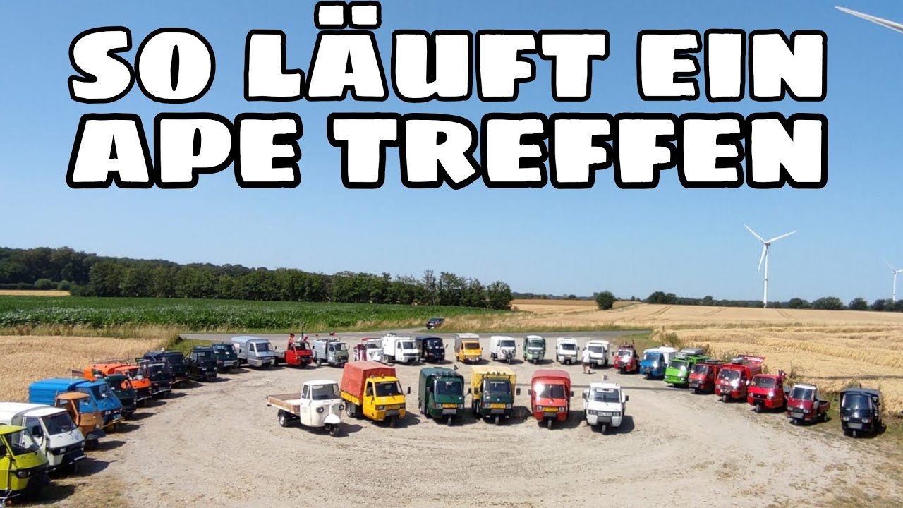 Piaggio Ape - Alle Preise und Einzelheiten zum Ape Treffen in Telgte