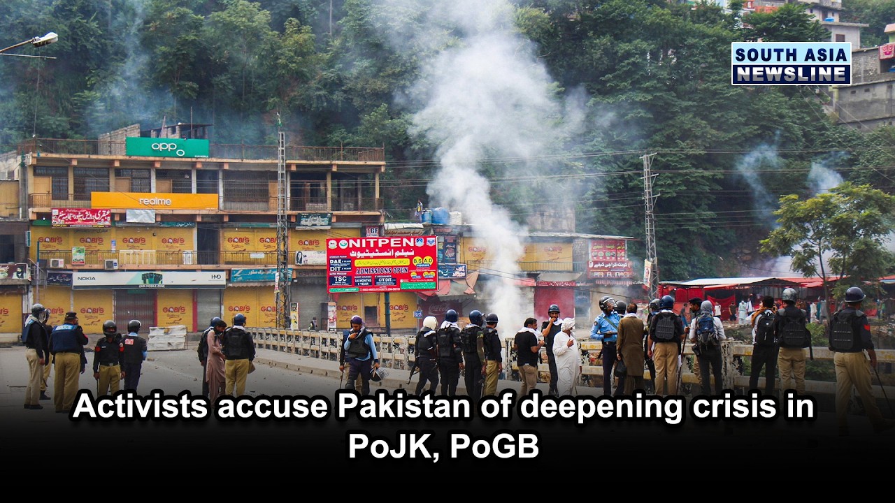 Activists accuse Pakistan of deepening crisis in PoJK, PoGB
