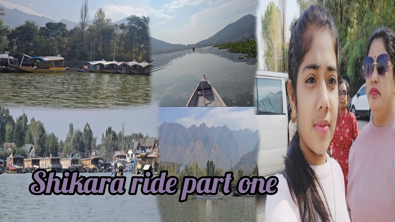 Shikara ride part 1 or next part in second vlog #travelling #kashmir 