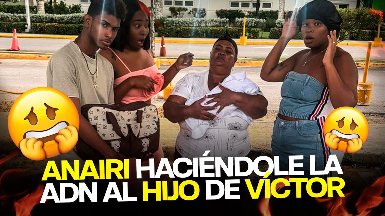 ANAIRI HACIÉNDOLE LA ADN al hijo de Víctor