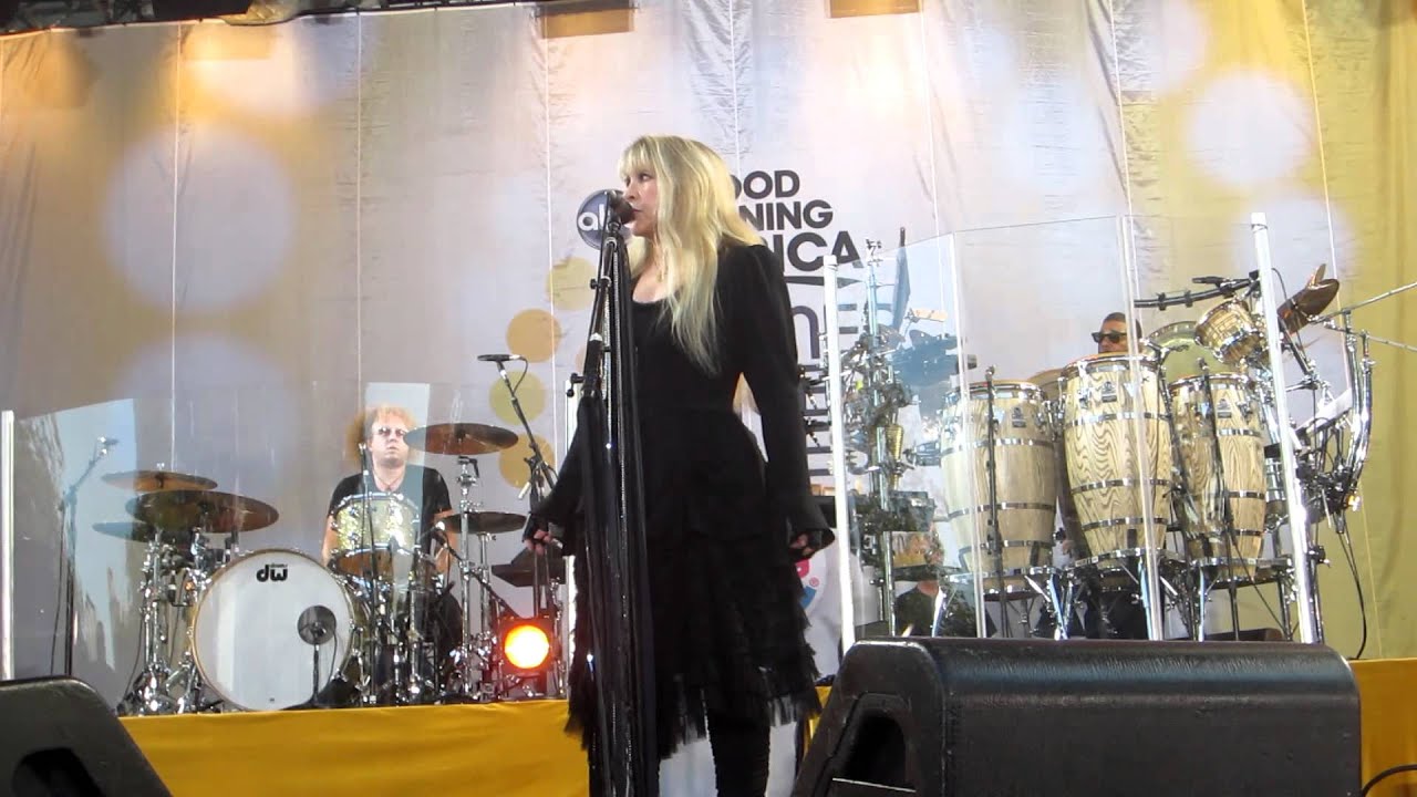 Stevie Nicks - Stand Back & Ghosts Are Gone Rehearsal 8/26/2011 GMA - NYC