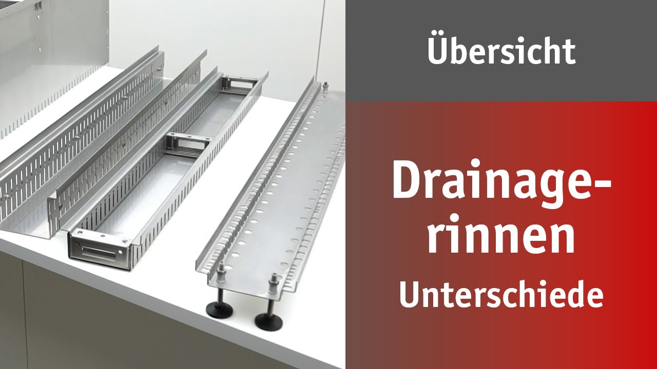 Welche Drainagerinne ist die richtige? Unterschiede & Vorteile der Lösungen von Richard Brink