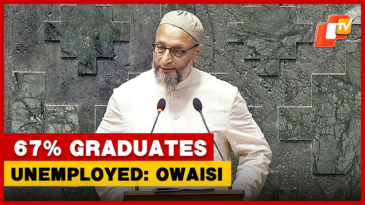 AIMIM Chief Owaisi On Youth Unemployment In Hyderabad | OTV