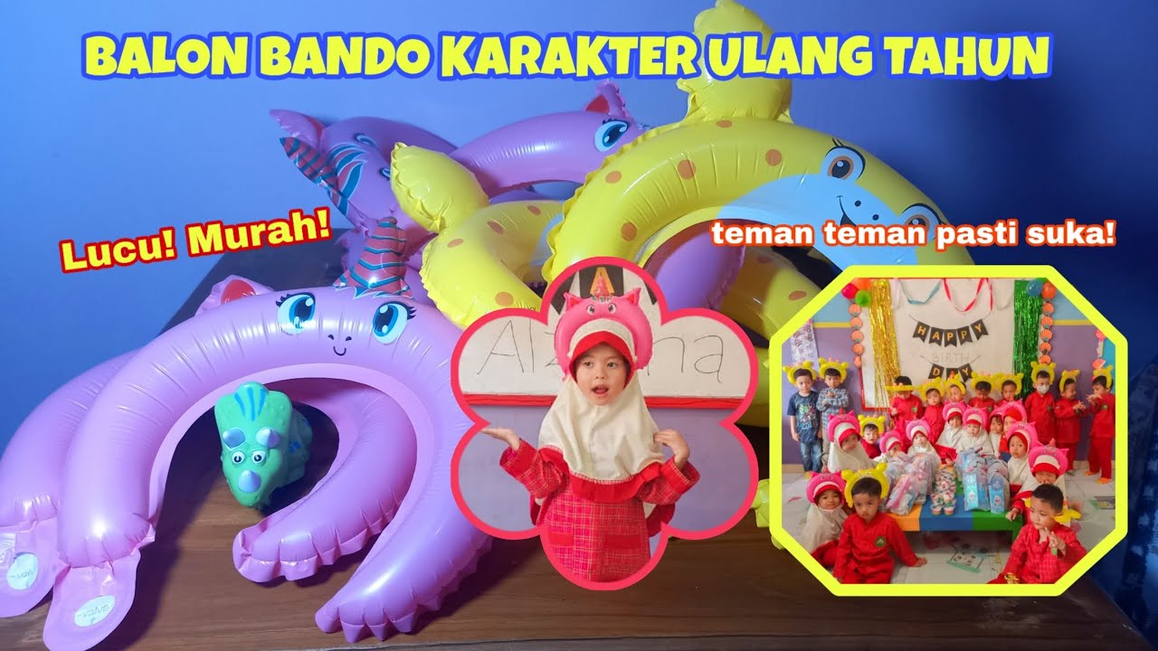 CARA MENIUP BALON FOIL ULANG TAHUN ALZENA | BALON BANDO KARAKTER | Aren & Dijo eps.14