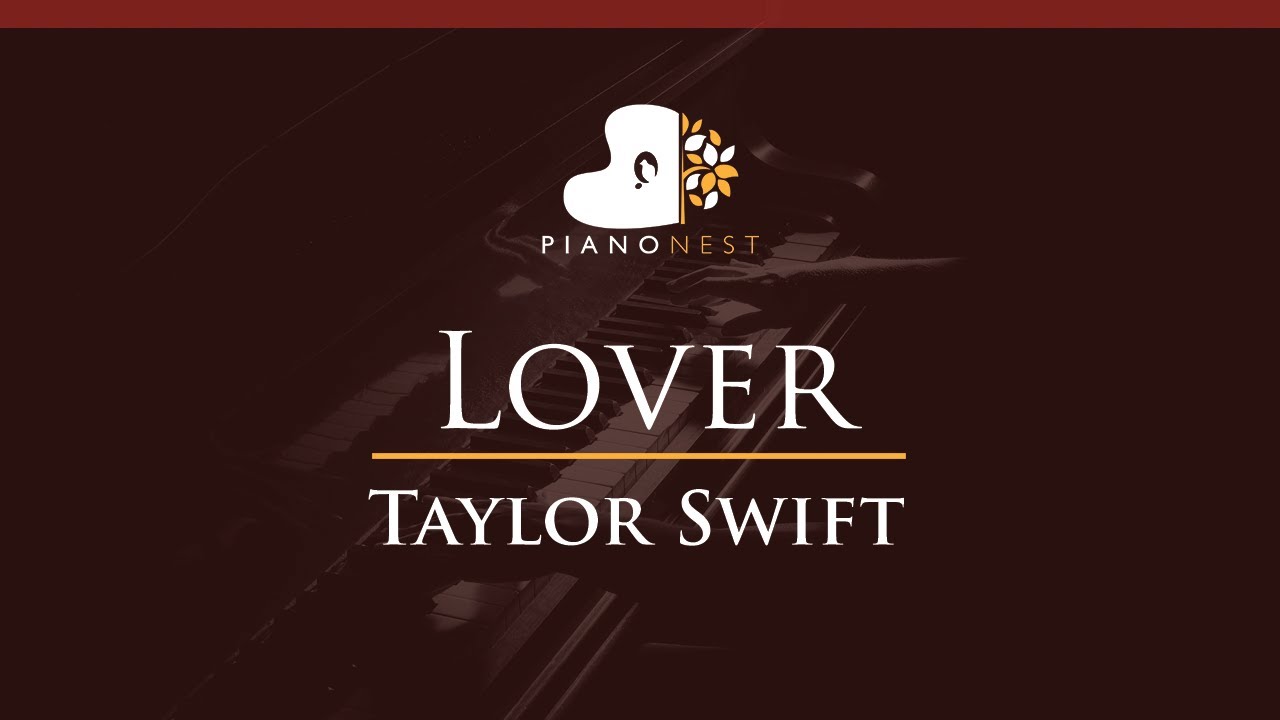 Taylor Swift - Lover - HIGHER Key (Piano Karaoke / Sing Along)