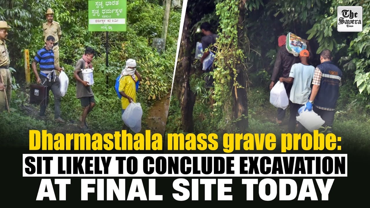 [Live] Dharmasthala mass grave probe: SIT likely to conclude excavation at final site today