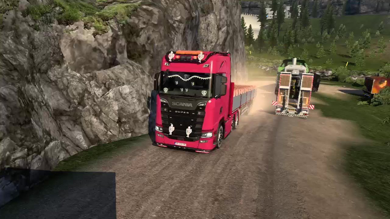 MADENDEN CIKIYORUZ YOLDA DORSEYi KAYBETİK -  KİRKENES MADEN YOLU  - (Euro Truck Simulator 2)