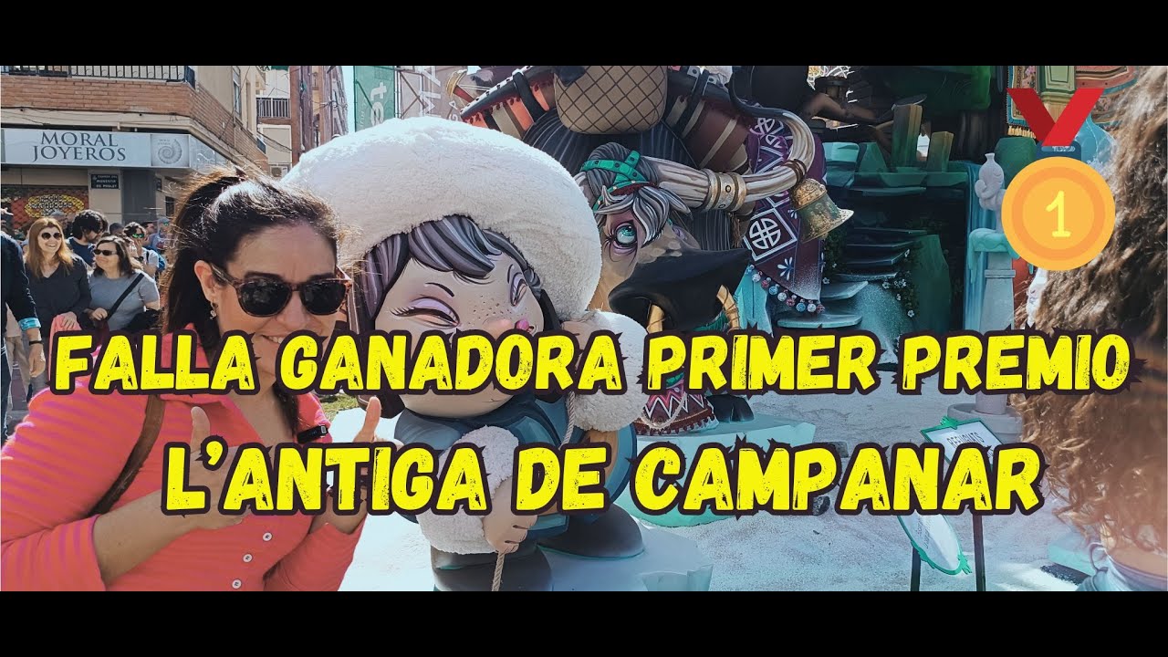 FALLA GANADORA PRIMER PREMIO L'ANTIGA DE CAMPANAR sección especial 2024 CAMBIO CLIMÁTICO