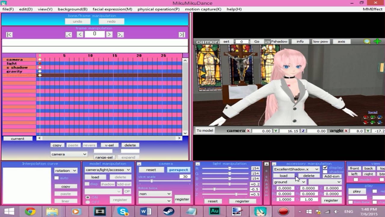 MMD/MME Ghost Effect 【tutorial】
