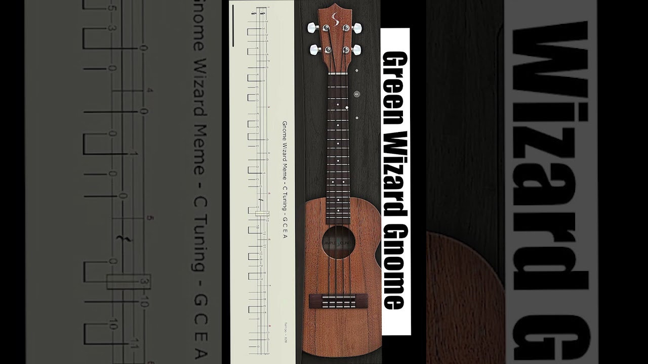 Green Gnome Wizard Meme (Easy Ukulele Tabs Tutorial)