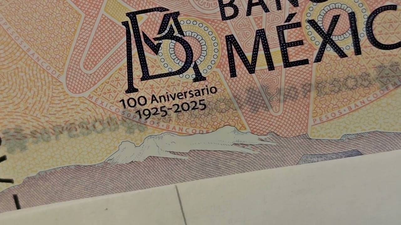Llegaron Billetes💸 Del 100 Aniversario Del Banco 🏦 De México 🇲🇽...311927...👍