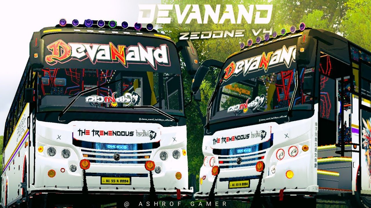 New DEVANAND ZEDONE V4 MOD For Bussid 😍New Bus Mod For Bussid |Zedone Bus Mod #bussidmods