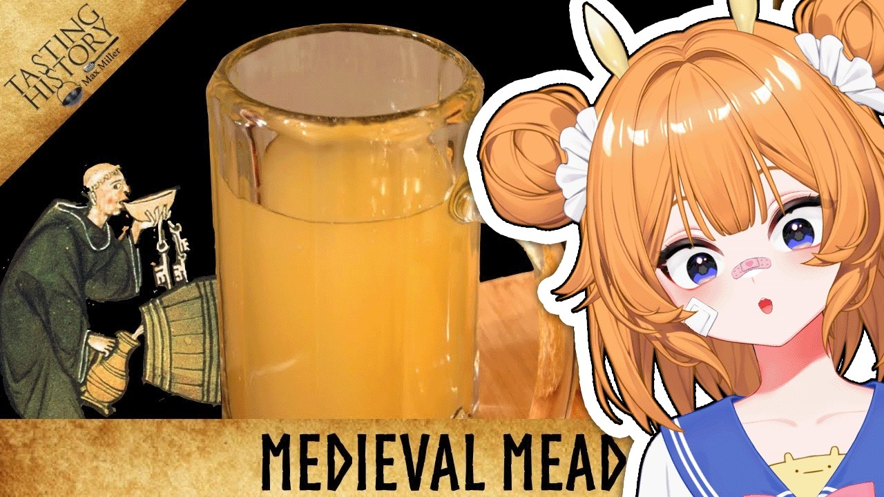 German Vtuber reacts to MEDIEVAL MEAD | Tasting History Max Miller Reaction