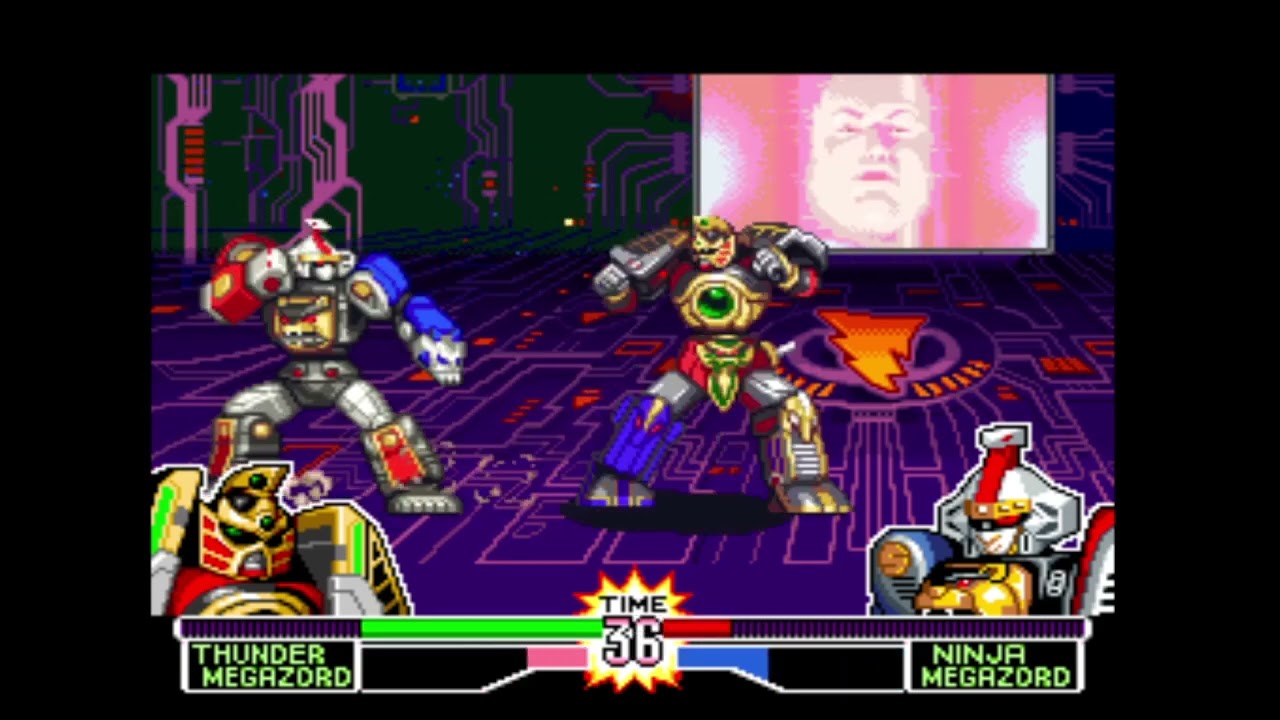 Power Rangers The Fighting Edition SNES Super Nintendo  Shock Games Retr&ocirc;
