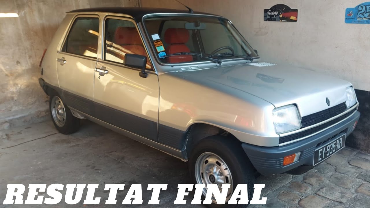 RESULTAT FINAL RESTAURATION R5 AUTO 1980