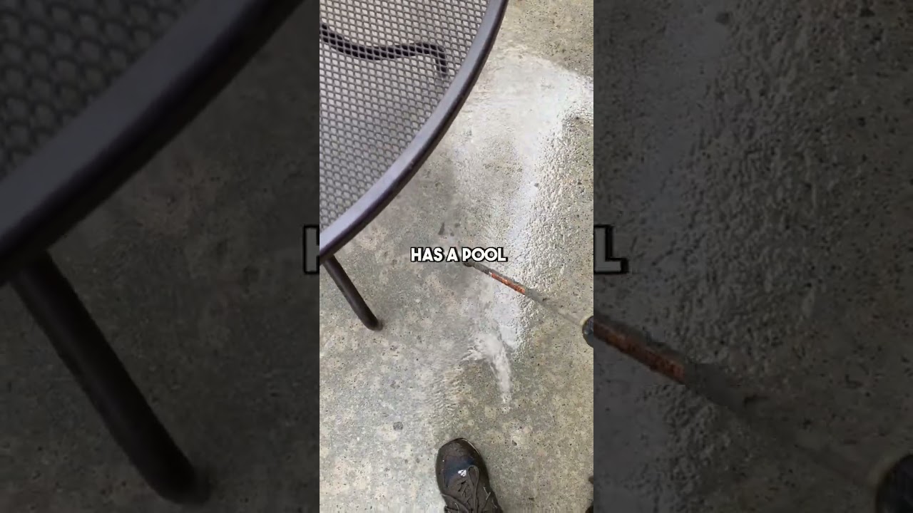 How to pressure wash around pools! #pressurewashingplays