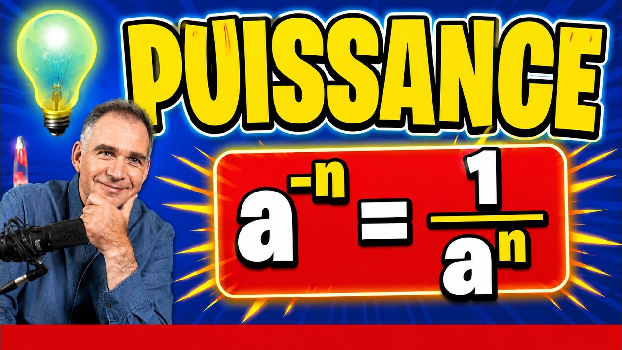 Cours ♦ Puissances d’un nombre d’exposant négatif • Puissance a^(-n) ♦ Troisième