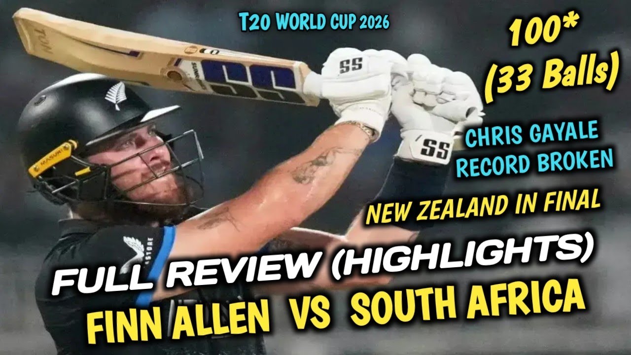 Finn Allen vs South Africa: Full Batting Analysis | T20 World Cup 2026