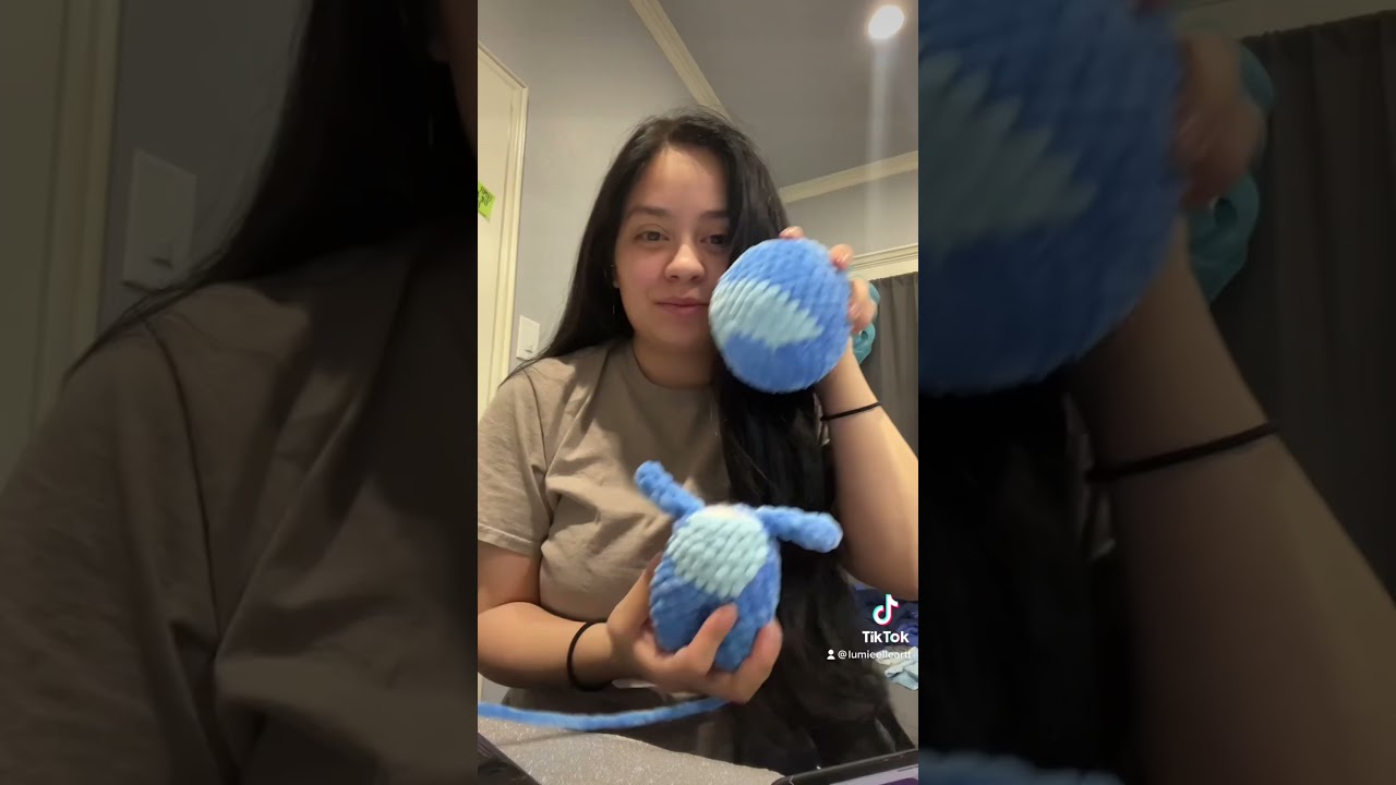 Make a stitch with me 💙💙 #fyp #trending #stitch #aloha #crochet #fiberartist #crochetplushies
