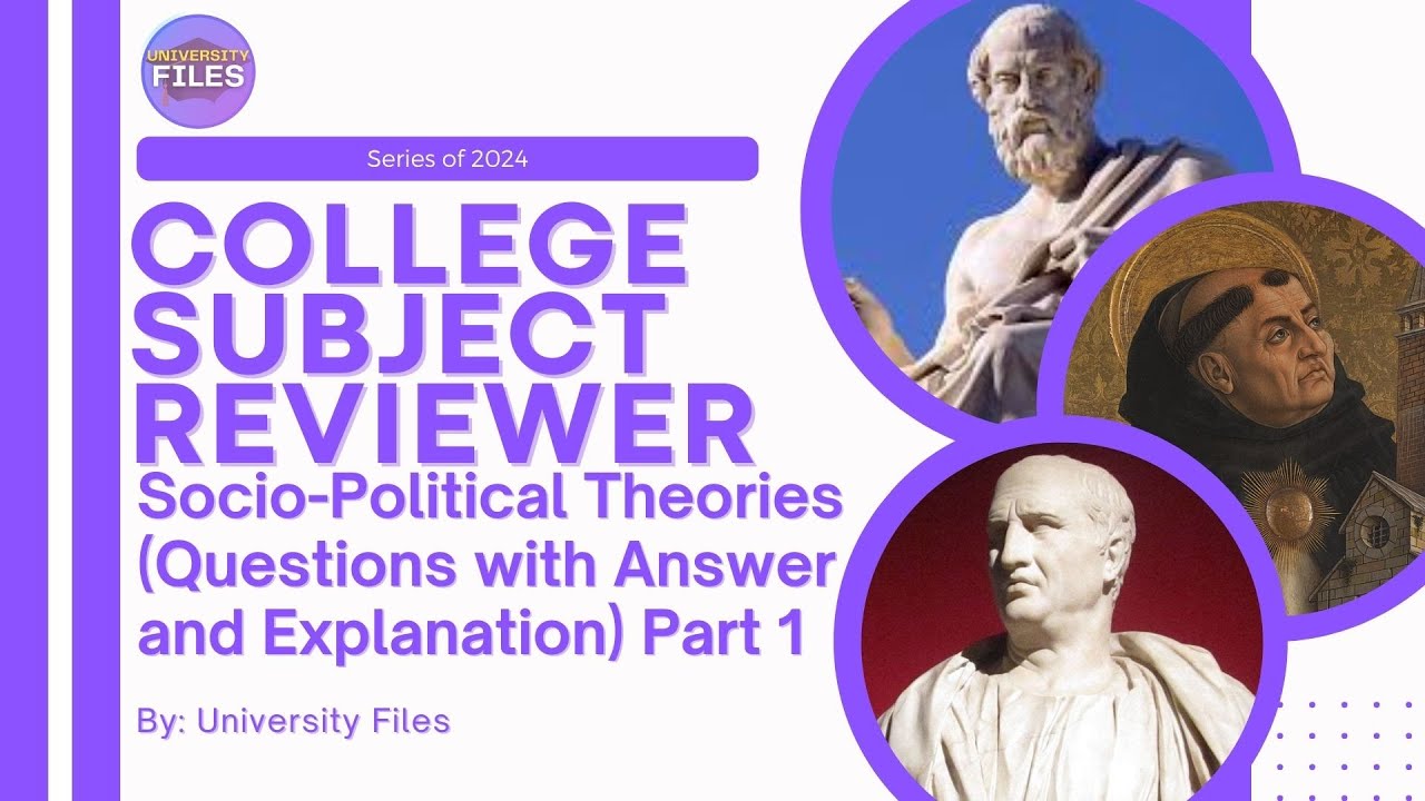 College Subject Reviewer | Socio-Political Theories | for Political Science - International Studies