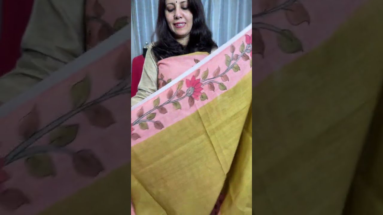 Beautiful Pen Kalamkari Pure Handloom Collection: LIVE