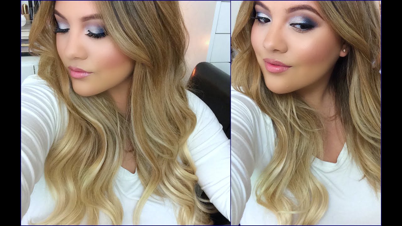 Navy Blue Smashbox Double Exposure Palette Tutorial♡