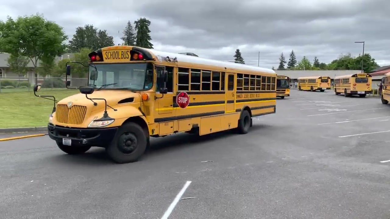 Buses leaving MTS for the 21-22 School Year, Last Day of School