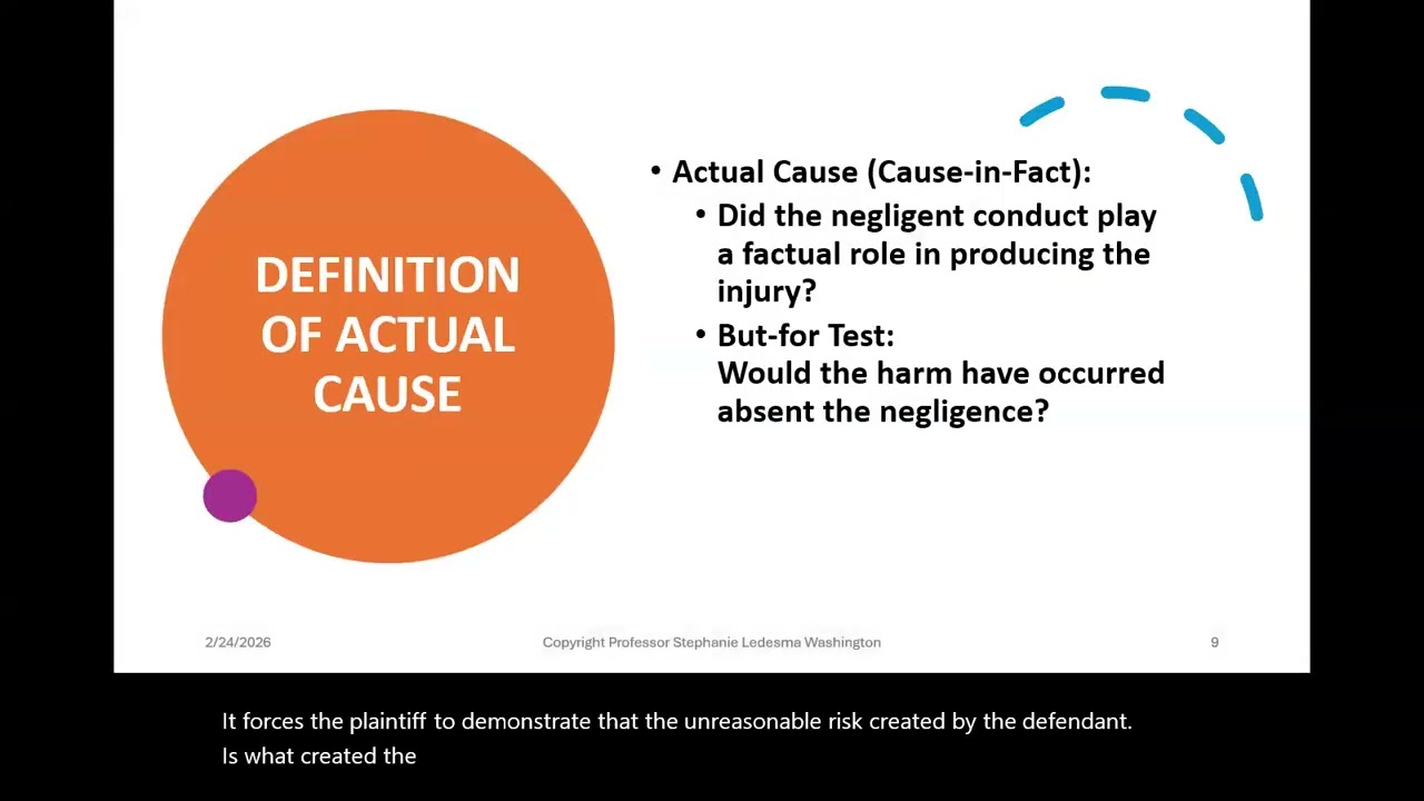 Actual Causation Video 1