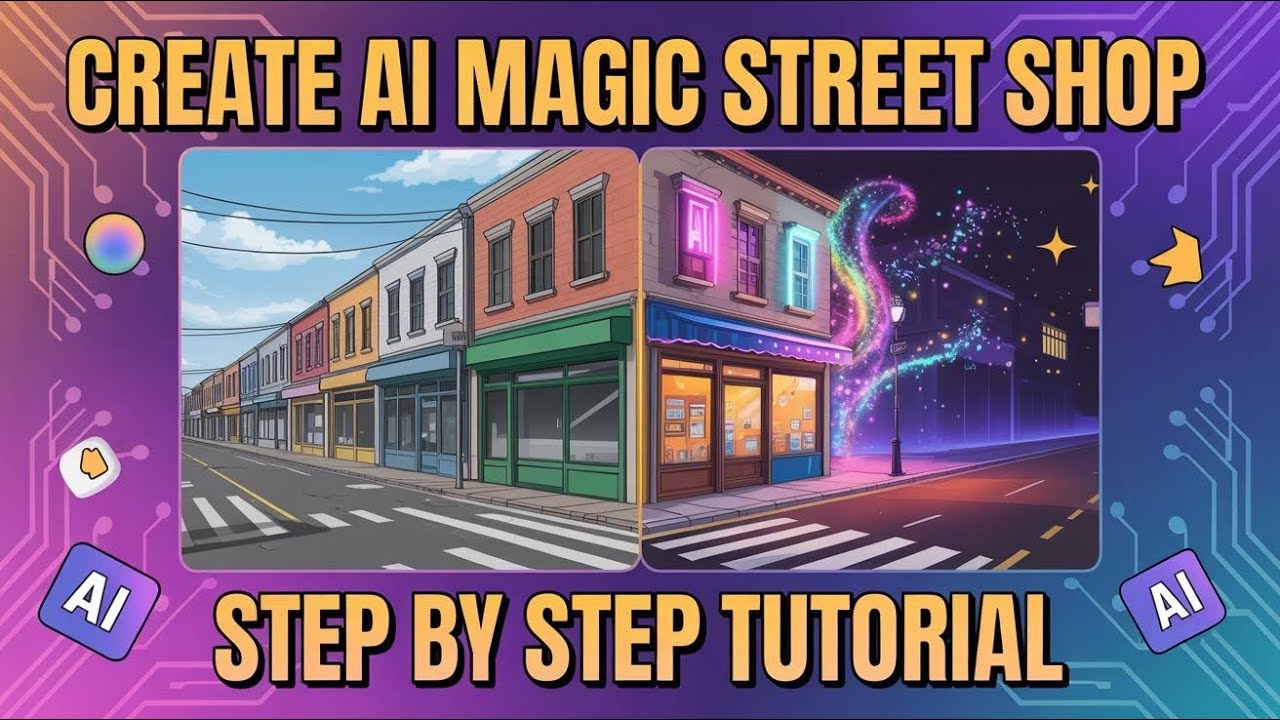 How to Create a Street Stall Restaurant Using AI | Step-by-Step Tutorial