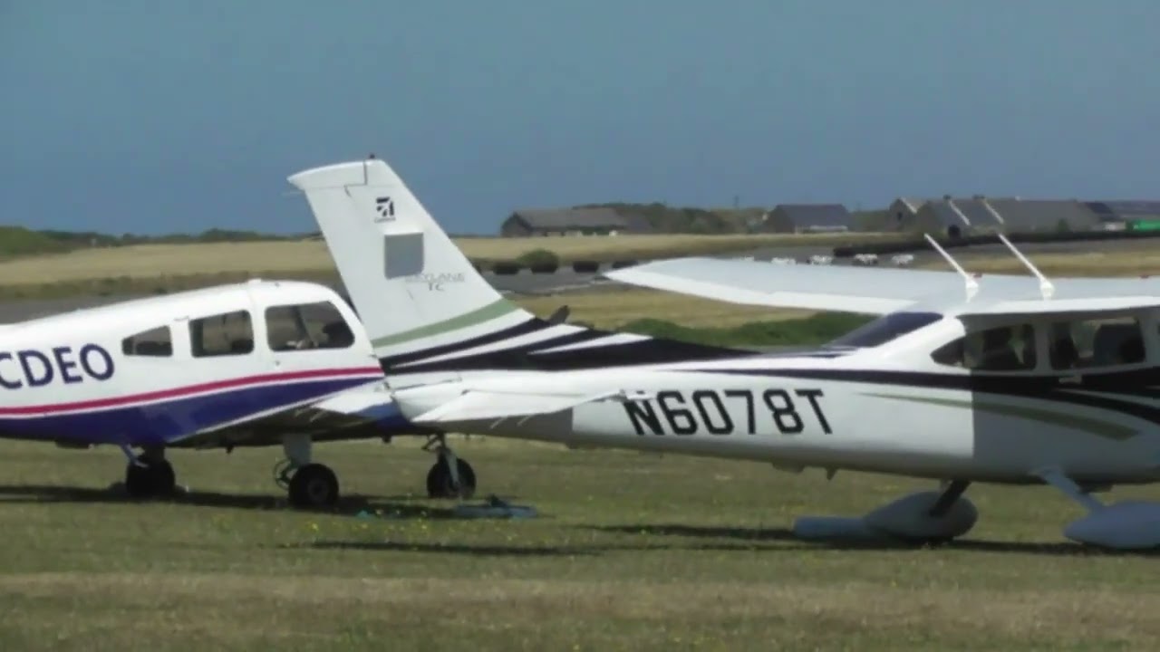 Perranporth Airfield Visit 15/7/2022 Light Aircrafts Movements
