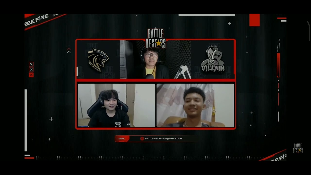 INTERVIEW BATTLE OFF STARS SEASON 3 DAY 16 !!! DOMINATORS KEN PC VS VILLAIN KEZZLY !!!