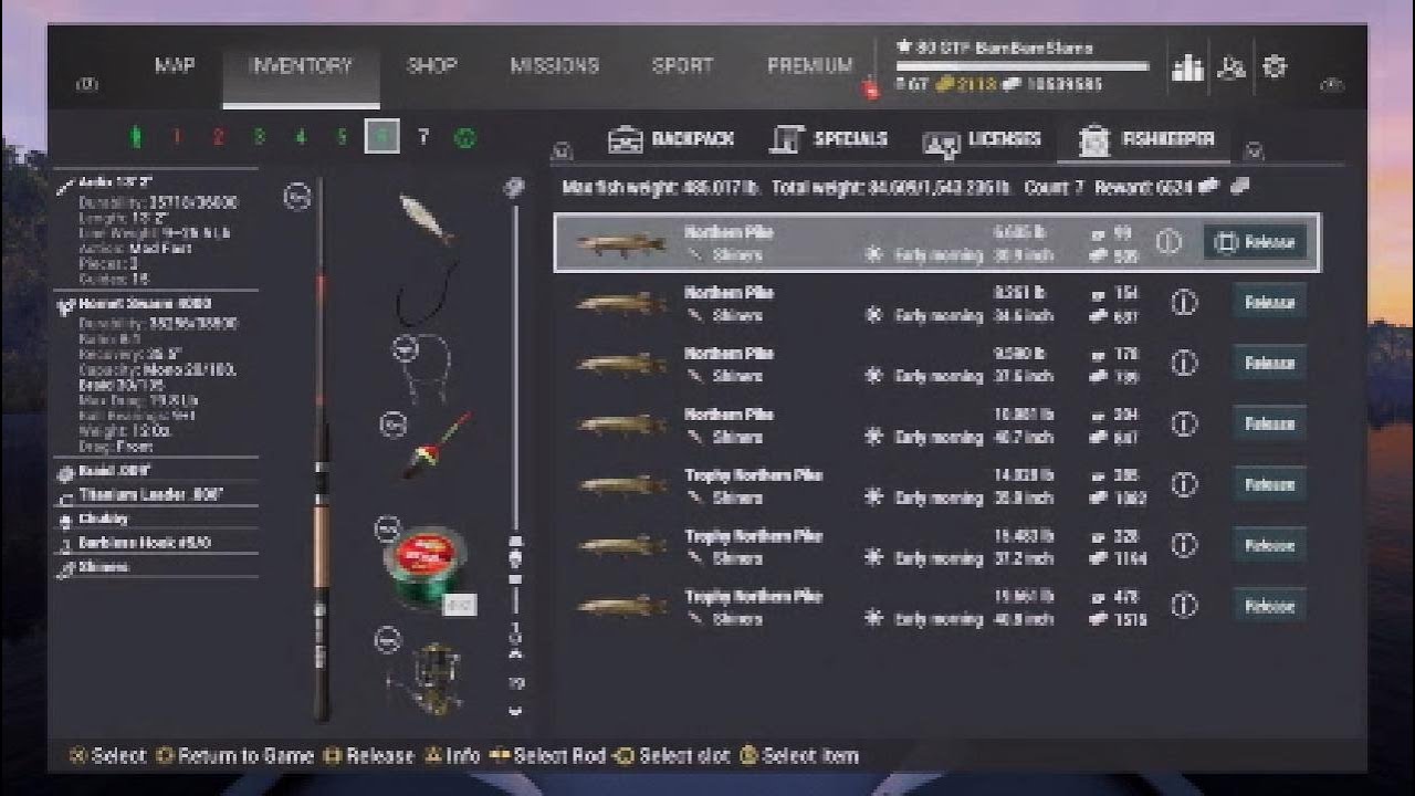 Fishing Planet- Saint Croix Tutorial level 30-40