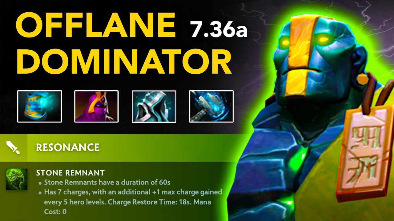 No[o]ne EARTH SPIRIT Offlane - Patch 7.36a | Full Gameplay Dota Class