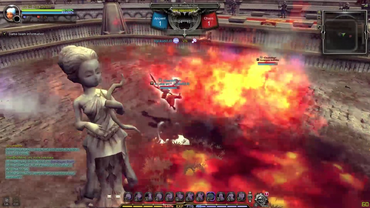 Dragon Nest SEA - pvp Lv 93 Seleana vs 90 Soul Eater