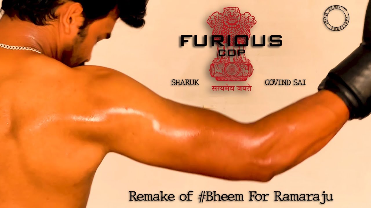 RRR | Bheem For RamaRaju - Ramaraju intro| Sharuk's FURIOUS COP |Ram Charan, NTR,SS Rajamouli |#RRR