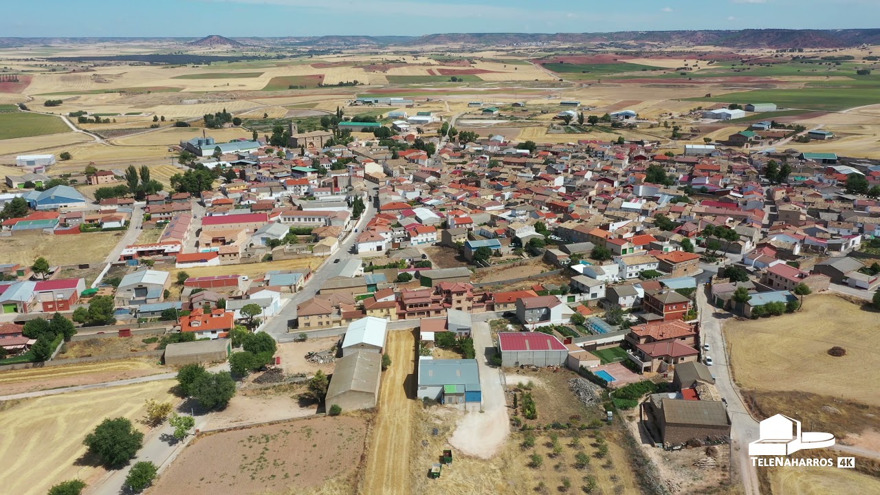 Palomares del Campo desde el cielo 4K