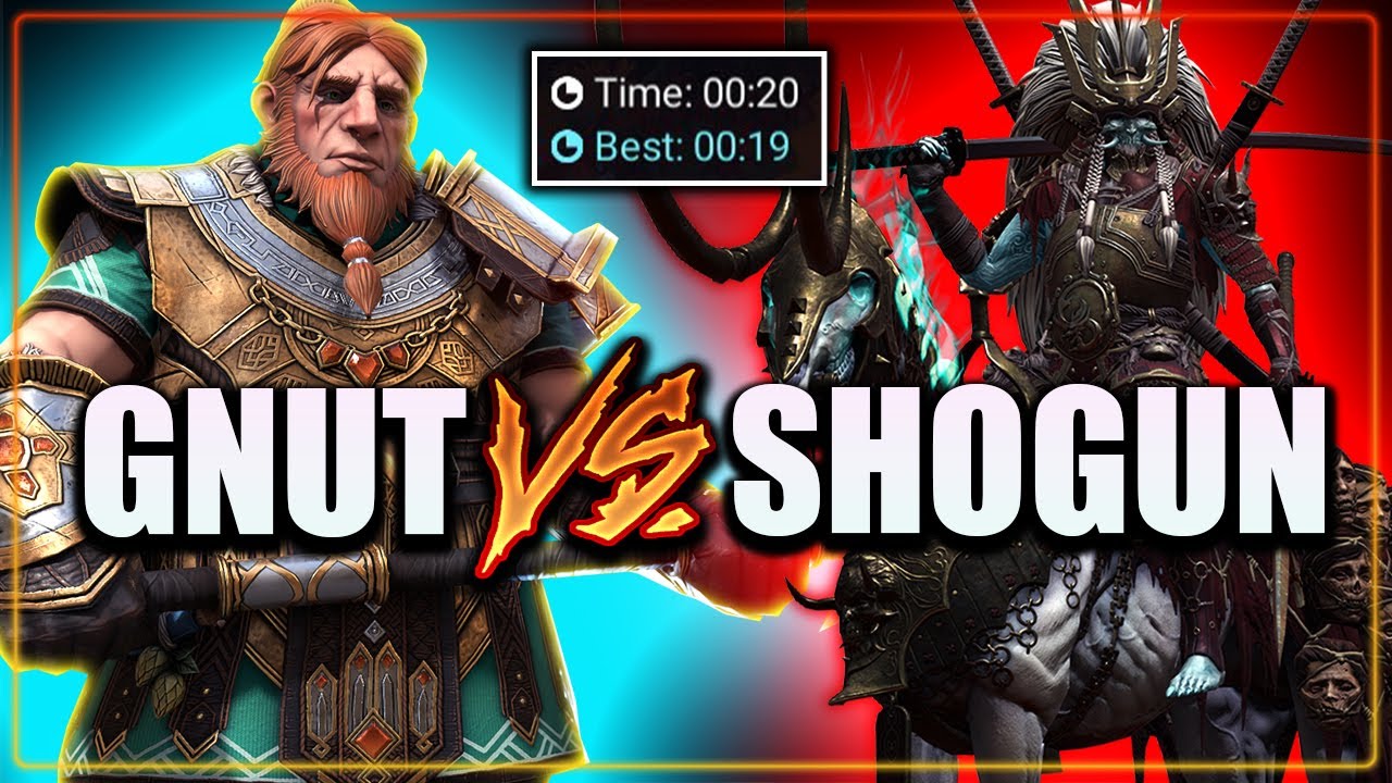 GNUT WRECKS THE PHANTOM SHOGUN'S GROVE !! STAGE 24 SPEED FARM !! Raid: Shadow Legends