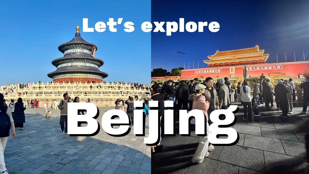 🇨🇳 Exploring Beijing: Temple of Heaven, Jingshan Park, Tiananmen Square #beijingtravel