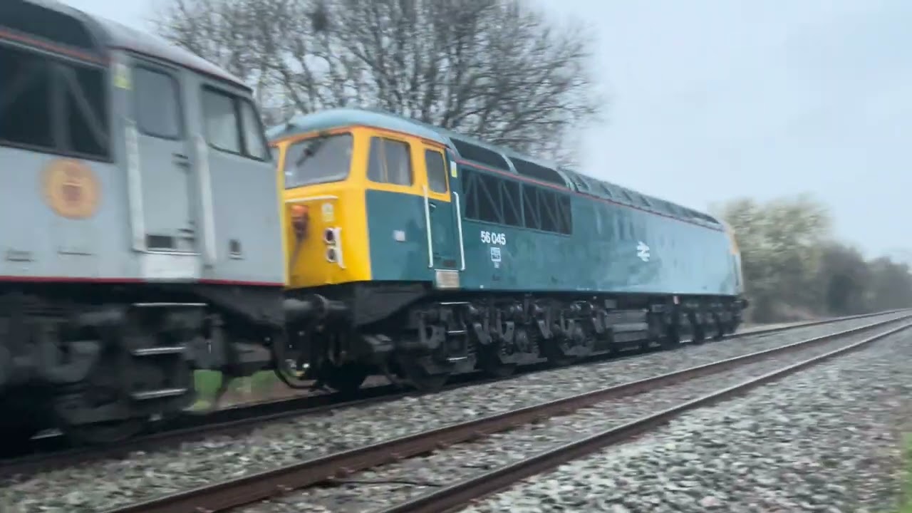 *FINAL SEND* - 56045+56103 power past Penleigh Crossing on 6m18 - 16/3/2026