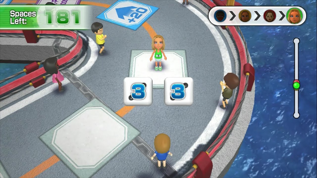 Wii Party U Highway Rollers: Sarah vs Elisa vs Alice vs Barbara/Elena