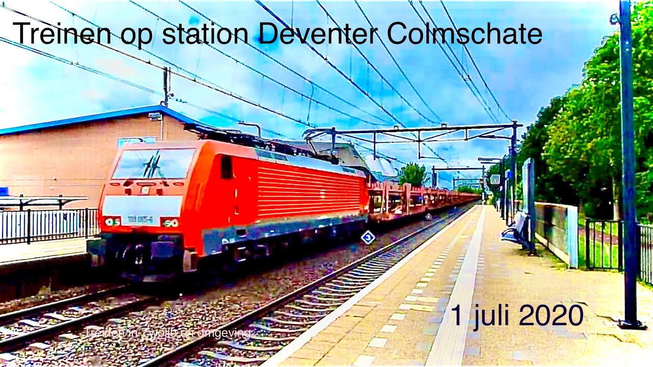 COMPILATIE | Treinen op station Deventer Colmschate | 1 juli 2020