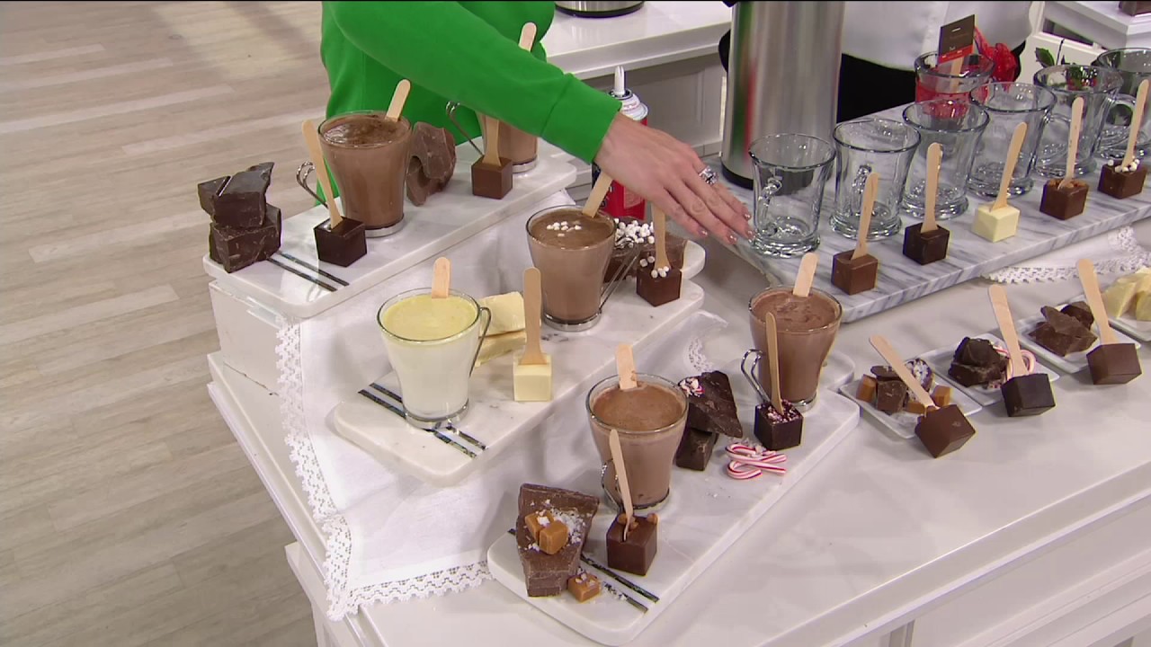 Chocomize 18 Piece Gourmet Hot Chocolate On a Stick on QVC