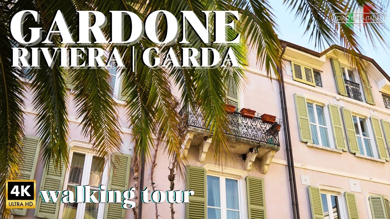 GARDONE RIVIERA 4K walking tour 🎥 Lake Garda, travelling in Italy 🇮🇹 CiaoBellaItalia