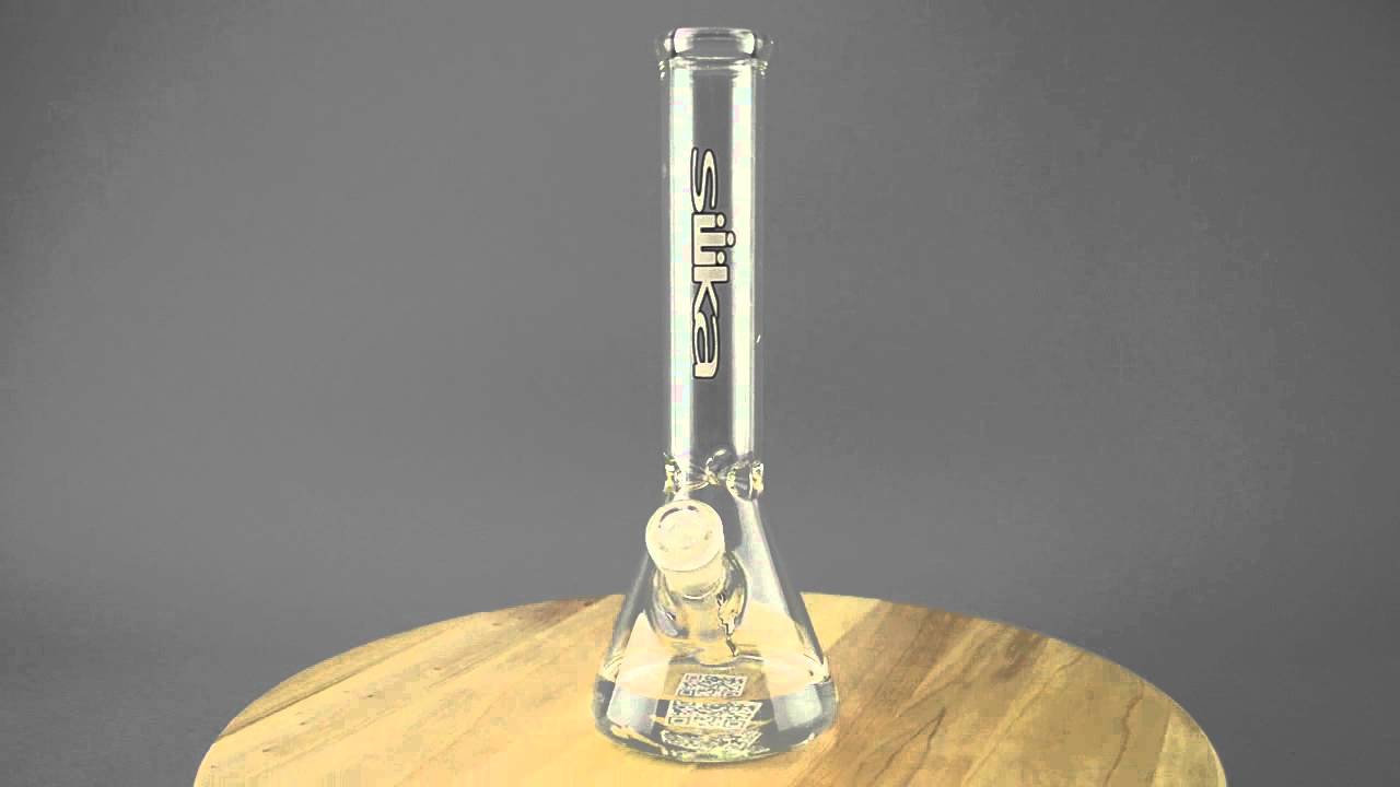 SILIKA - BEAKER TUBE W/ 14MM REMOVABLE 6-SLIT/1-HOLE DIFFY, SLIDE, & ICE PINCHES