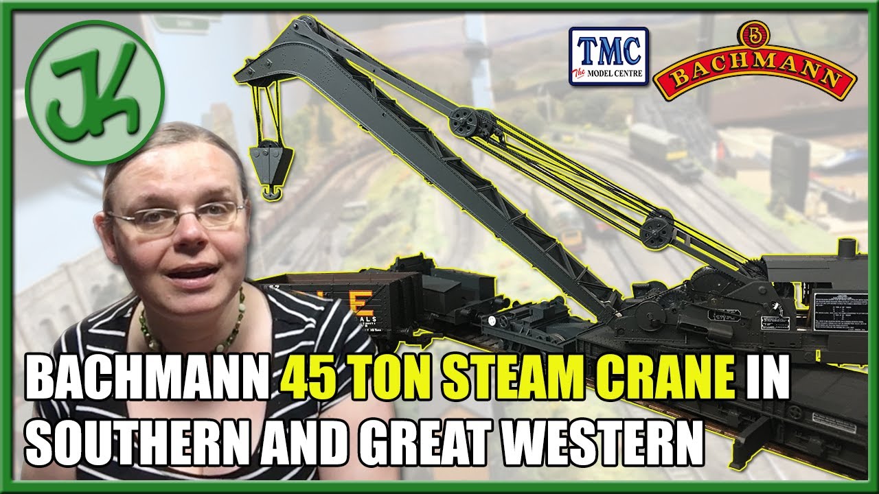 Half Price Bargains! Bachmann 45 Ton Steam Crane in Southern and Great Western Liveries