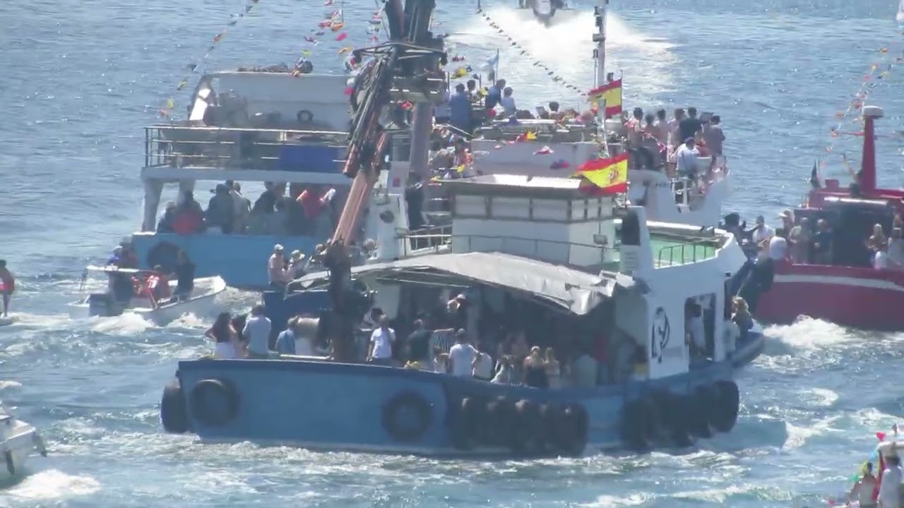 Procesión Marinera De La Virgen Del Carmen de Cabo de Cruz 2025 #Procesión#galicia #españa